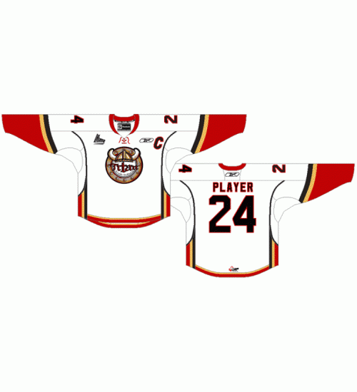 Custom QMJHL Acadie Bathurst Titan 2009-14 Hockey Jersey Home White